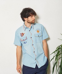 GUCCI（グッチ）の「Gucci - タイガー刺繍 ボーリングシャツ - men