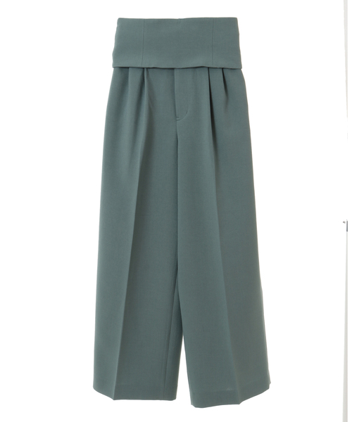 Tiara(ティアラ)の「麻調リボンベルトワイドパンツ(その他パンツ・レディース・スミクロ/グリーン/キャメル/グレイッシュベージュ・M/S)」の18枚目の写真