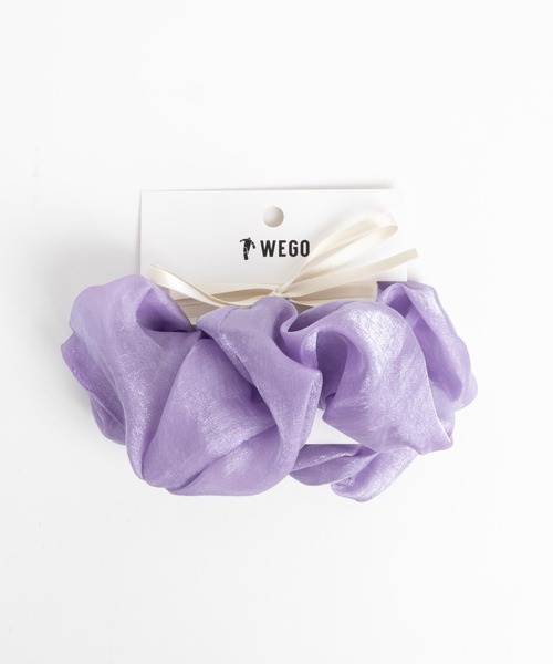 WEGO（ウィゴー）の「WEGO/アレンジシュシュ（シュシュ・レディース・パープル/グリーン/その他1/その他2/ベージュ/オフホワイト・FREE）」の13枚目の写真