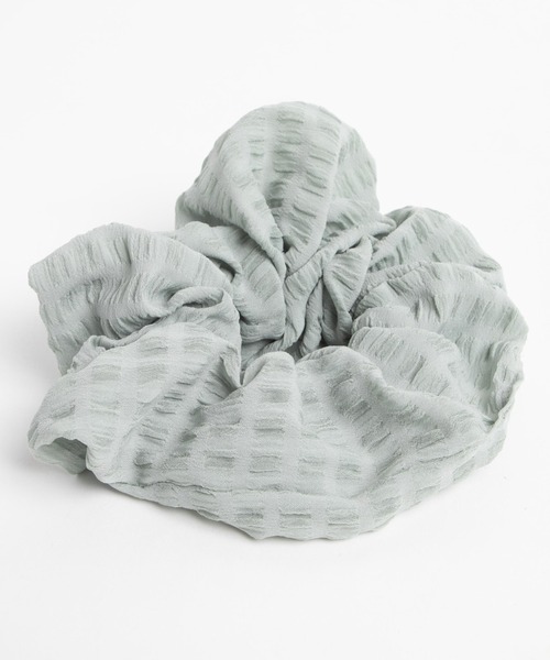 WEGO（ウィゴー）の「WEGO/アレンジシュシュ（シュシュ・レディース・パープル/グリーン/その他1/その他2/ベージュ/オフホワイト・FREE）」の8枚目の写真