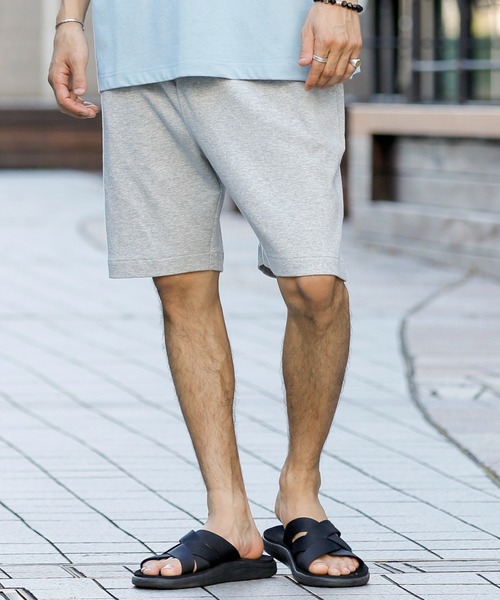 Beno(ビーノ)の「コットンポンチ リラクシング イージーショートパンツ(スウェットパンツ・メンズ・ブラック/グレー/オフホワイト/グレイッシュベージュ/グレイッシュブルー・S/M/L/XL)」の22枚目の写真