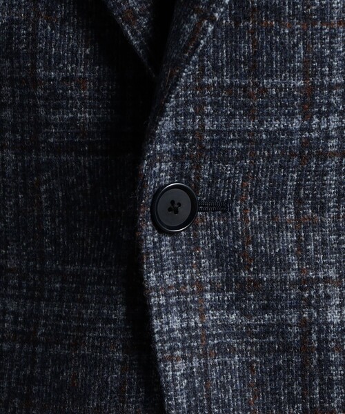 セール】ベビーアルパカウール 2Bシングルテーラードジャケット