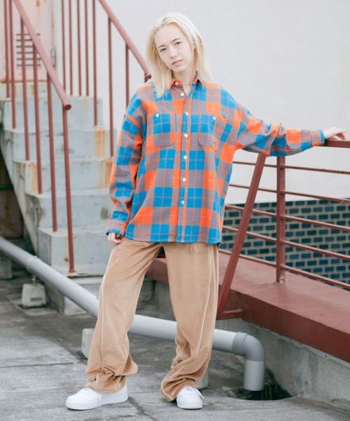 X-girl（エックスガール）の「VELOUR LOUNGE PANTS（その他パンツ・レディース・ブラック/ベージュ/ブルー・S/M）」の12枚目の写真