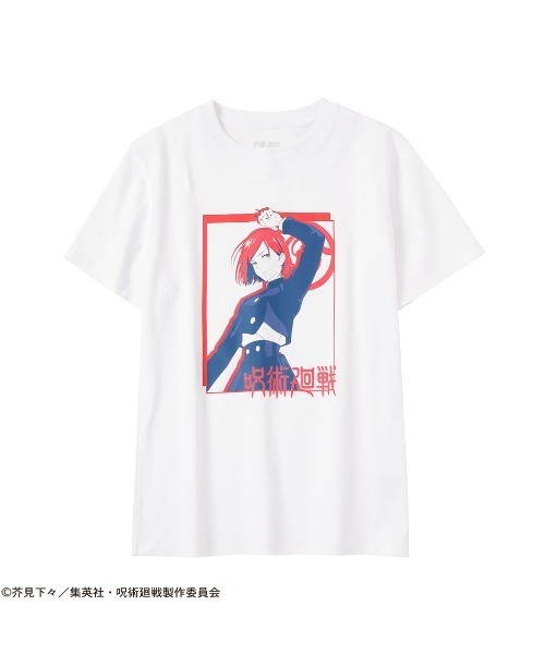 Mac-House(マックハウス)の「メンズ 呪術廻戦 釘崎野薔薇 フロントプリントTシャツ(Tシャツ/カットソー・メンズ・ホワイト/ブラック・M/XL/L)」の1枚目の写真