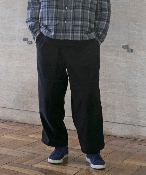 wonderland(ワンダーランド)の「DOUBLE KNEE FLEECE PANTS(その他パンツ・メンズ・クリーム/ブラック・2/0/1)」の2枚目の写真