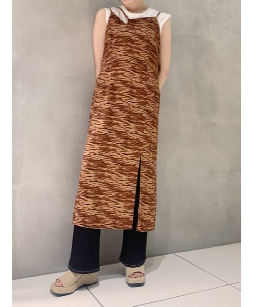 SLY（スライ）の「LONG SLIT CAMI OP ロングスリット キャミ