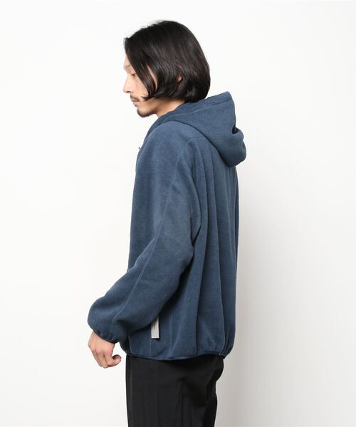 Name.(ネーム)の「Name. FLEECE HALF ZIP PARKA (NMCU-21AW-008)(パーカー・メンズ・ネイビー・1/0/2)」の5枚目の写真