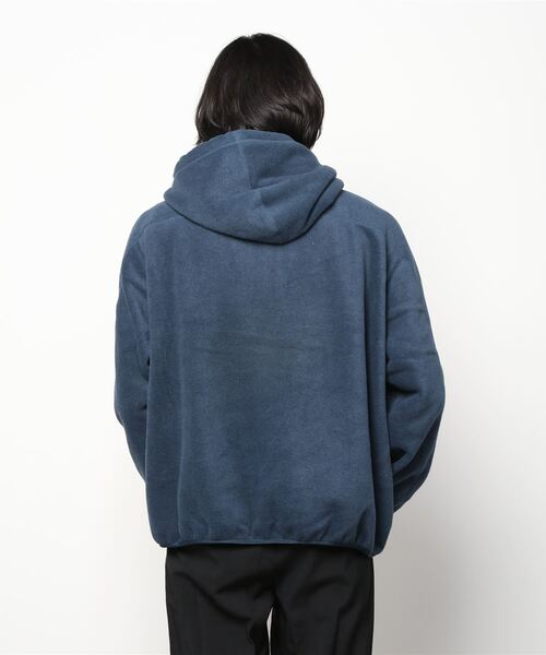 Name.(ネーム)の「Name. FLEECE HALF ZIP PARKA (NMCU-21AW-008)(パーカー・メンズ・ネイビー・1/0/2)」の3枚目の写真