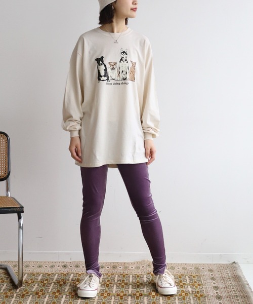 SLOBE citron.（スローブシトロン）の「長袖カットソー（Tシャツ/カットソー・レディース・ナチュラル・FREE）」の2枚目の写真