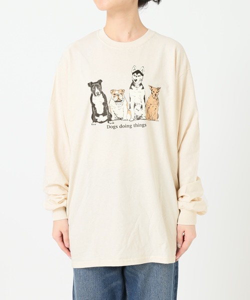 SLOBE citron.（スローブシトロン）の「長袖カットソー（Tシャツ/カットソー・レディース・ナチュラル・FREE）」の3枚目の写真