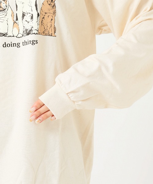 SLOBE citron.（スローブシトロン）の「長袖カットソー（Tシャツ/カットソー・レディース・ナチュラル・FREE）」の11枚目の写真