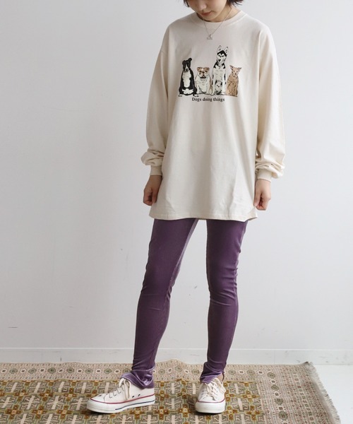 SLOBE citron.（スローブシトロン）の「長袖カットソー（Tシャツ/カットソー・レディース・ナチュラル・FREE）」の14枚目の写真