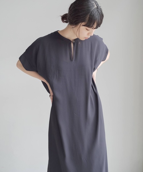 ONEME（ワンム）の「ONEME Back lace Dress（ワンピース・レディース・ネイビー/イエロー・FREE）」の18枚目の写真