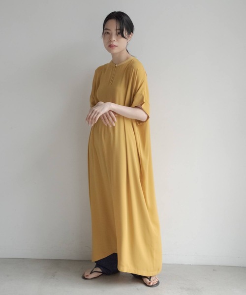 ONEME（ワンム）の「ONEME Back lace Dress（ワンピース・レディース・ネイビー/イエロー・FREE）」の19枚目の写真