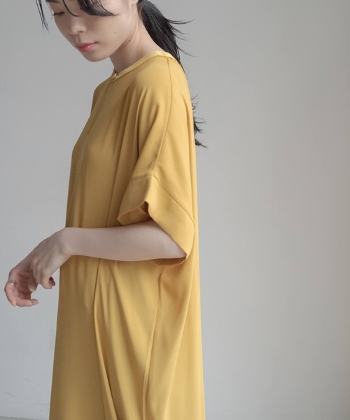 ONEME（ワンム）の「ONEME Back lace Dress（ワンピース・レディース・ネイビー/イエロー・FREE）」の13枚目の写真