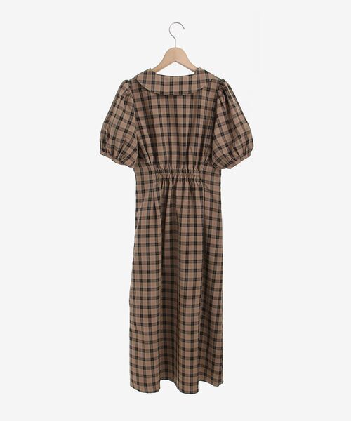 MAJESTIC LEGON（マジェスティックレゴン）の「ステッチコンシャスワンピ（ワンピース・レディース・ブラウン系その他2/ネイビー/ブラック・SMALL/MEDIUM）」の17枚目の写真