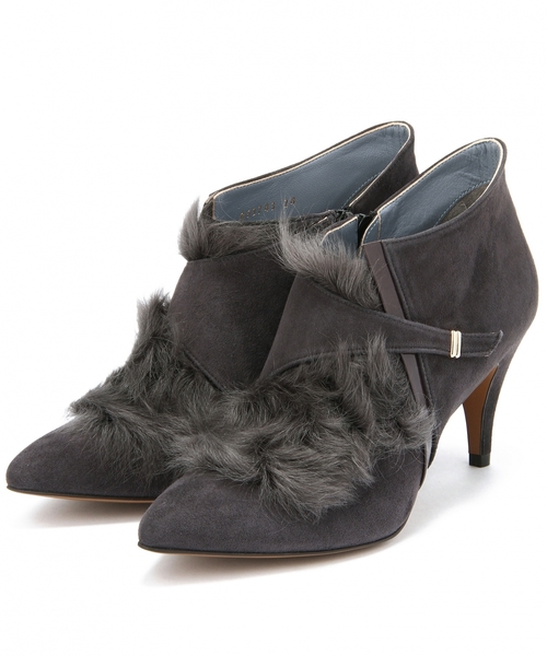 ODETTE E ODILE（オデットエオディール）の「ルクサージュ/L リングレット SBT70（ブーティ・レディース・ブラック/グレー・22cm/22.5cm/24.5cm/23cm/23.5cm/24cm）」の2枚目の写真