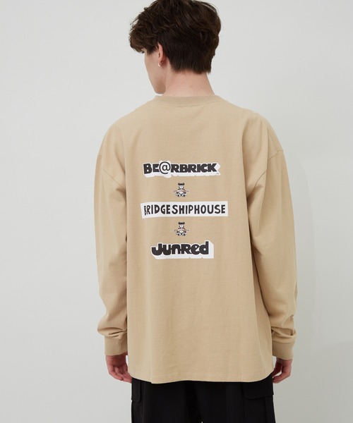BE@RBRICK（ベアブリック）の「BE@RBRICK×BRIDGE SHIP HOUSE L/S TEE（Tシャツ/カットソー・メンズ・ホワイト/ブラック/ベージュ・M/L/LL）」の16枚目の写真