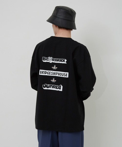 BE@RBRICK（ベアブリック）の「BE@RBRICK×BRIDGE SHIP HOUSE L/S TEE（Tシャツ/カットソー・メンズ・ホワイト/ブラック/ベージュ・M/L/LL）」の13枚目の写真