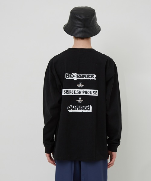 BE@RBRICK（ベアブリック）の「BE@RBRICK×BRIDGE SHIP HOUSE L/S TEE（Tシャツ/カットソー・メンズ・ホワイト/ブラック/ベージュ・M/L/LL）」の7枚目の写真