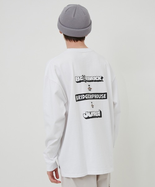 BE@RBRICK（ベアブリック）の「BE@RBRICK×BRIDGE SHIP HOUSE L/S TEE（Tシャツ/カットソー・メンズ・ホワイト/ブラック/ベージュ・M/L/LL）」の15枚目の写真