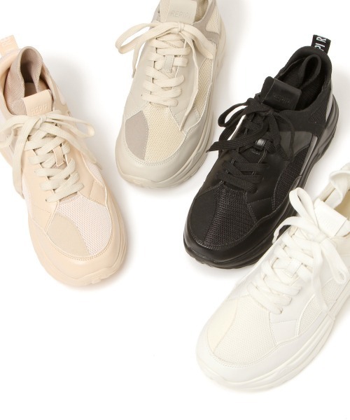 repipi armario（レピピ アルマリオ）の「ニットキリカエスニーカー（スニーカー・キッズ・ブラック/ピンク/グレー/ホワイト・LARGE/MEDIUM/SMALL）」の20枚目の写真