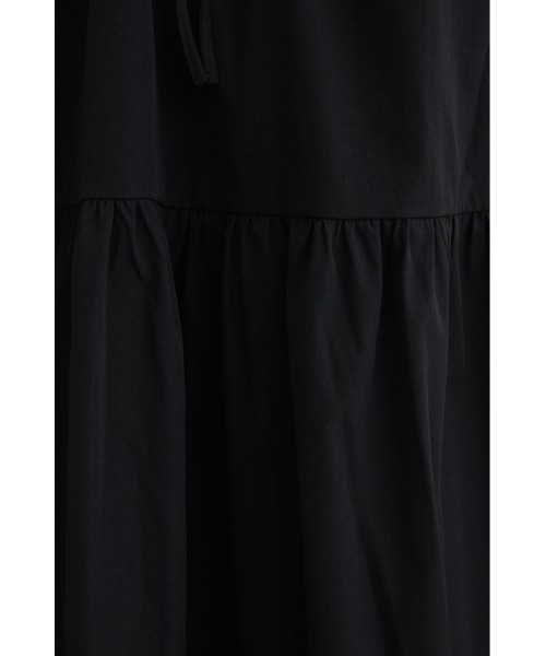 STYLEMIXER（スタイルミキサー）の「ｶﾌｽﾘｯﾄﾃｨｱｰﾄﾞﾜﾝﾋﾟｰｽ（ワンピース・レディース・ブラック/マスタード・SMALL/MEDIUM）」の6枚目の写真