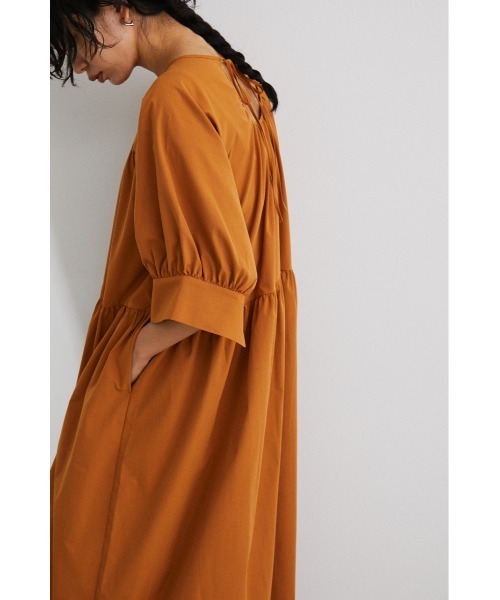 STYLEMIXER（スタイルミキサー）の「ｶﾌｽﾘｯﾄﾃｨｱｰﾄﾞﾜﾝﾋﾟｰｽ（ワンピース・レディース・ブラック/マスタード・SMALL/MEDIUM）」の12枚目の写真