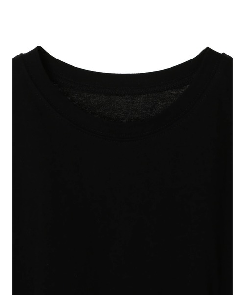 DURAS(デュラス)の「バックプリントフラワーTシャツ(Tシャツ/カットソー・レディース・ベージュ/ブラック/ホワイト・FREE)」の12枚目の写真