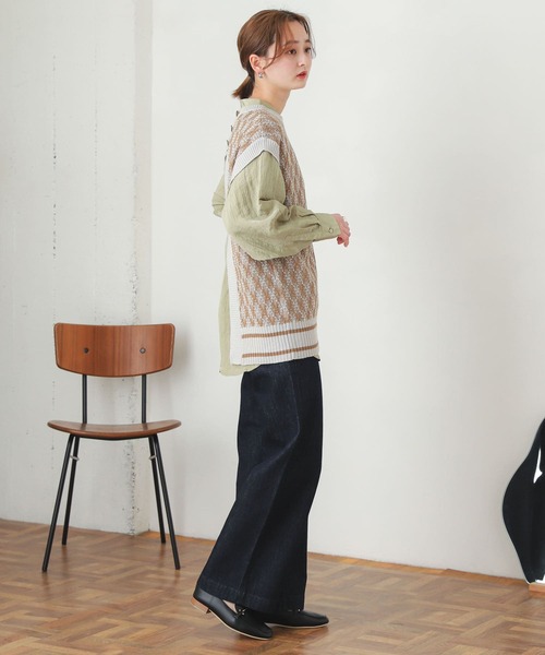 SENSE OF PLACE by URBAN RESEARCH(センスオブプレイスバイアーバンリサーチ)の「ベイカーストレートデニム(デニムパンツ・レディース・インディゴブルー/ワンウォッシュ・MEDIUM/SMALL)」の5枚目の写真