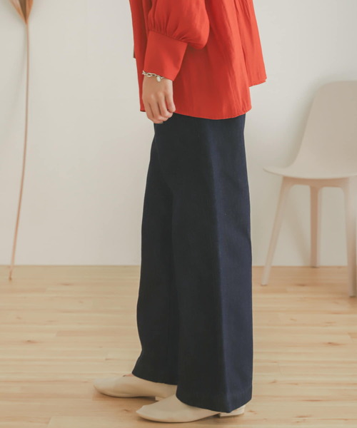 SENSE OF PLACE by URBAN RESEARCH(センスオブプレイスバイアーバンリサーチ)の「ベイカーストレートデニム(デニムパンツ・レディース・インディゴブルー/ワンウォッシュ・MEDIUM/SMALL)」の8枚目の写真