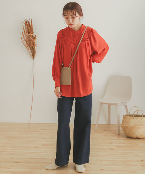 SENSE OF PLACE by URBAN RESEARCH(センスオブプレイスバイアーバンリサーチ)の「ベイカーストレートデニム(デニムパンツ・レディース・インディゴブルー/ワンウォッシュ・MEDIUM/SMALL)」の11枚目の写真