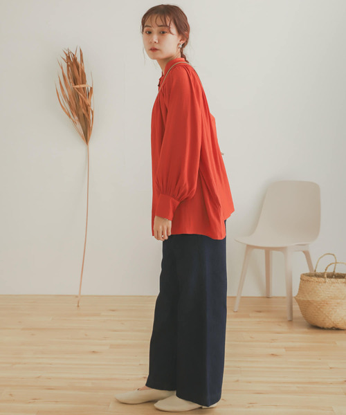 SENSE OF PLACE by URBAN RESEARCH(センスオブプレイスバイアーバンリサーチ)の「ベイカーストレートデニム(デニムパンツ・レディース・インディゴブルー/ワンウォッシュ・MEDIUM/SMALL)」の13枚目の写真