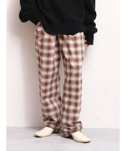 Ungrid（アングリッド）の「ハイウエストチェックパンツ（その他パンツ・レディース・ブラウン/グリーン・FREE）」の13枚目の写真