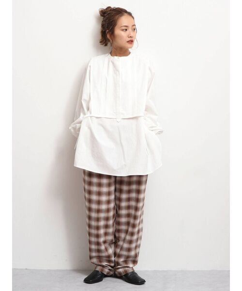 Ungrid（アングリッド）の「ハイウエストチェックパンツ（その他パンツ・レディース・ブラウン/グリーン・FREE）」の17枚目の写真