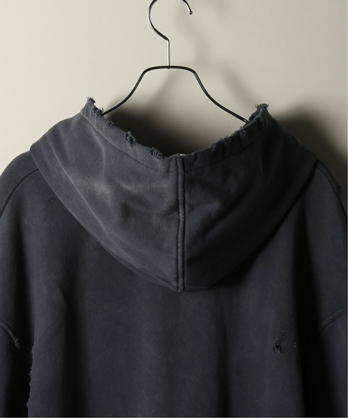 ALCHEMIST(アルケミスト)の「【ALCHEMIST / アルケミスト】CASEY KEY HOODIE NO LEATHER(Tシャツ/カットソー・メンズ・ブラック・MEDIUM/LARGE)」の2枚目の写真