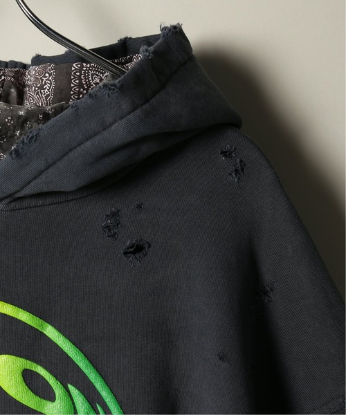 ALCHEMIST(アルケミスト)の「【ALCHEMIST / アルケミスト】CASEY KEY HOODIE NO LEATHER(Tシャツ/カットソー・メンズ・ブラック・MEDIUM/LARGE)」の11枚目の写真