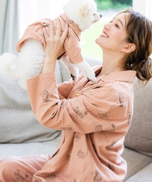 cotton flannelパジャマシャツ・上下セットパジャマ