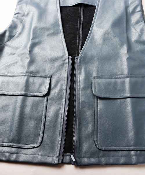 セール】エコレザー ベスト（ベスト）｜WESTSEA（ウエストシー）の