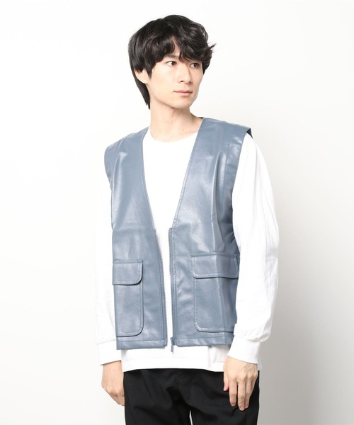 セール】エコレザー ベスト（ベスト）｜WESTSEA（ウエストシー）の