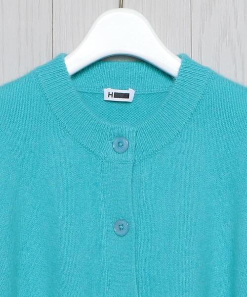 H　BEAUTY&YOUTH UNITED ARROWS（エイチビューティーアンドユースユナイテッドアローズ）の「＜H＞SHORT CARDIGAN/カーディガン（カーディガン/ボレロ・レディース・ターコイズブルー/ブラック/オレンジ・FREE）」の10枚目の写真