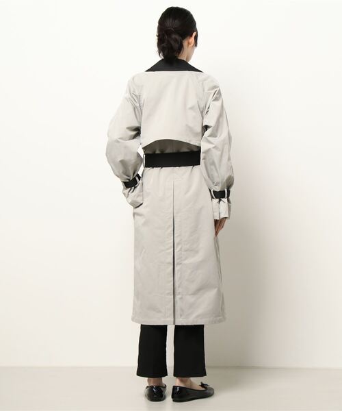 ENVYM（アンビー）の「タックスリーブトレンチＣＴ（トレンチコート・レディース・グレー/チェック・FREE）」の16枚目の写真