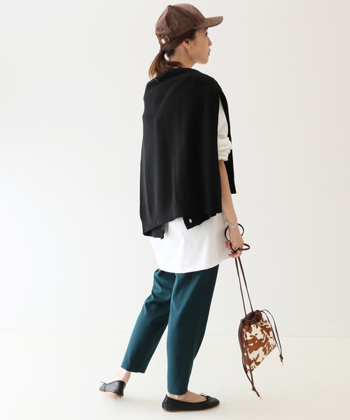 SLOBE IENA(スローブイエナ)の「YALE ロングスリーブTEE【洗濯機使用可能】◆(Tシャツ/カットソー・レディース・ホワイト/グレー・FREE)」の17枚目の写真