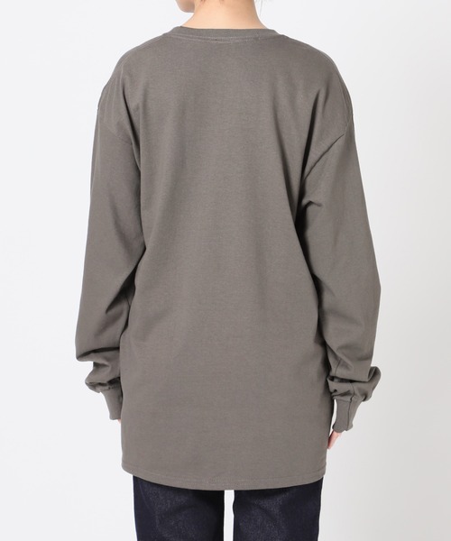 SLOBE IENA(スローブイエナ)の「YALE ロングスリーブTEE【洗濯機使用可能】◆(Tシャツ/カットソー・レディース・ホワイト/グレー・FREE)」の15枚目の写真