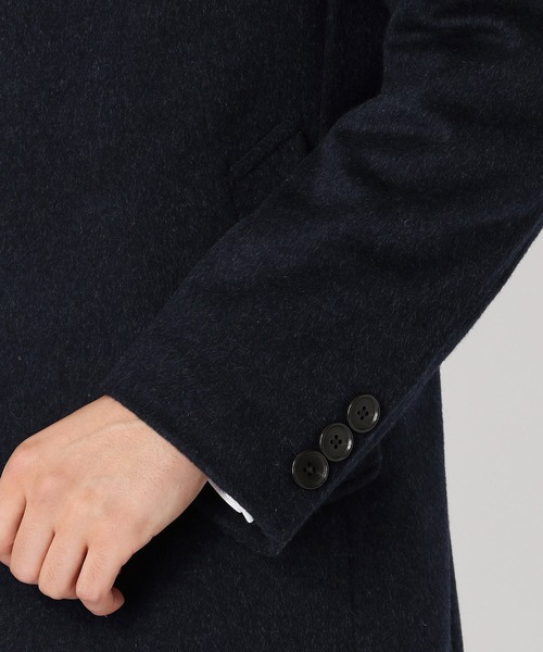 COMME CA ISM（コムサイズム）の「チェスターコート（チェスターコート・メンズ・ブラック/ネイビー/カーキ・MEDIUM/LARGE/SMALL/X-LARGE）」の14枚目の写真