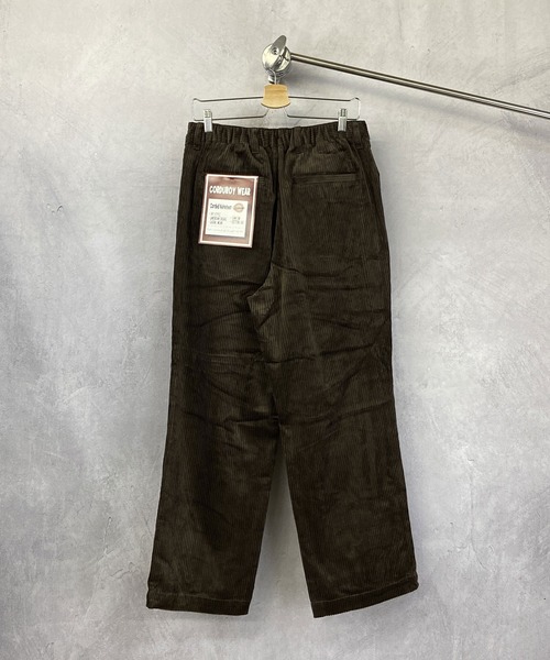 Beno（ビーノ）の「ワイドピッチ コットン コーデュロイ タックワイドパンツ（その他パンツ・メンズ・アイボリー/ブラック/ダークブラウン/ダークグリーン/ダークブルー・S/M/L）」の10枚目の写真