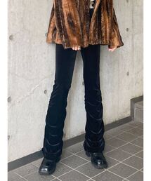 ギャザーフィットフレアパンツ