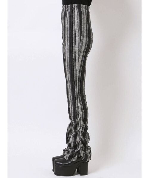 EMODA（エモダ）の「ギャザーフィットフレアパンツ（その他パンツ・レディース・グレー/ブラック/その他・FREE）」の5枚目の写真