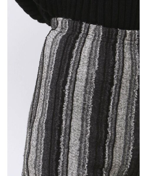 EMODA（エモダ）の「ギャザーフィットフレアパンツ（その他パンツ・レディース・グレー/ブラック/その他・FREE）」の7枚目の写真