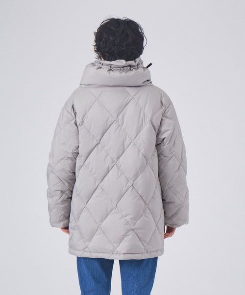 Rouge vif(ルージュヴィフ)の「タフタダウン(ダウンジャケット/コート・レディース・グレー/ブラック・38/36)」の15枚目の写真